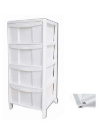 CASSETTIERA 4 CASS. COMETA BIANCO