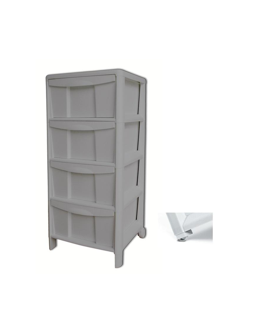 CASSETTIERA 4 CASS. COMETA GRIGIO