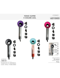HAIR DRYER ASSORTED COLORS 3000W