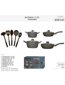 BATTERIA 13pz COLORE TORTORA