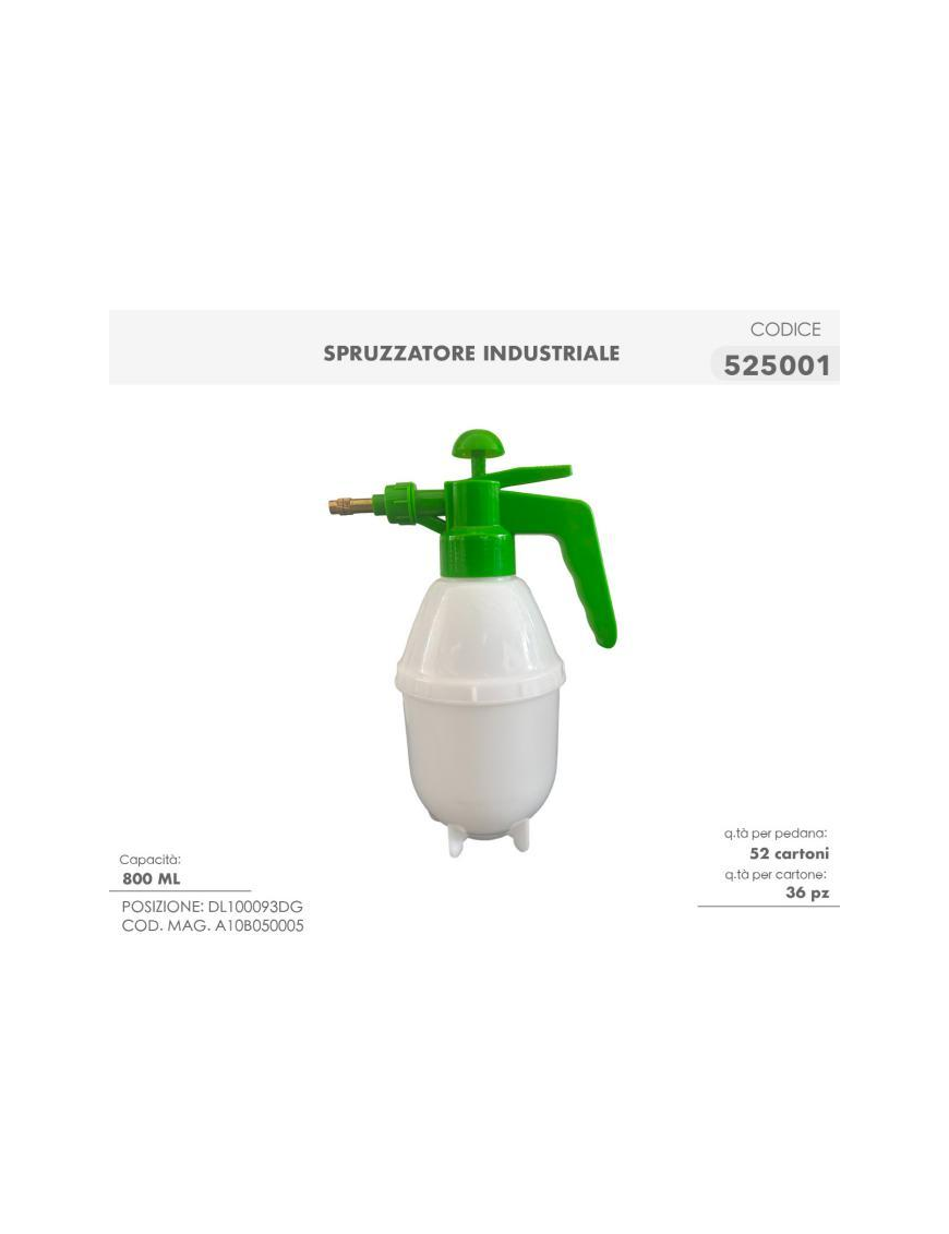 L.GARDEN SPRUZZATORE INDUSTRIALE  800ml