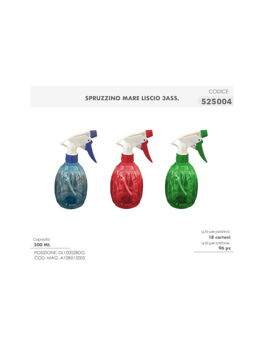 SPRUZZINO 500ml COL.ASS. 525004 $$