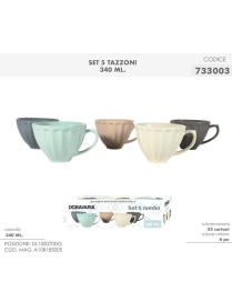L.COLOR PASTEL TAZZONE JUMBO 5pz