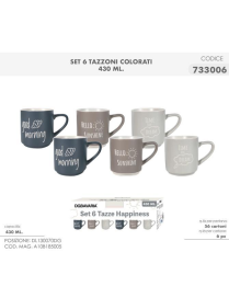 TAZZE HAPPINESS 6pz 430ml 733006