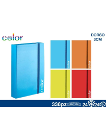 FOLDER WITH ELASTIC 3cm spine