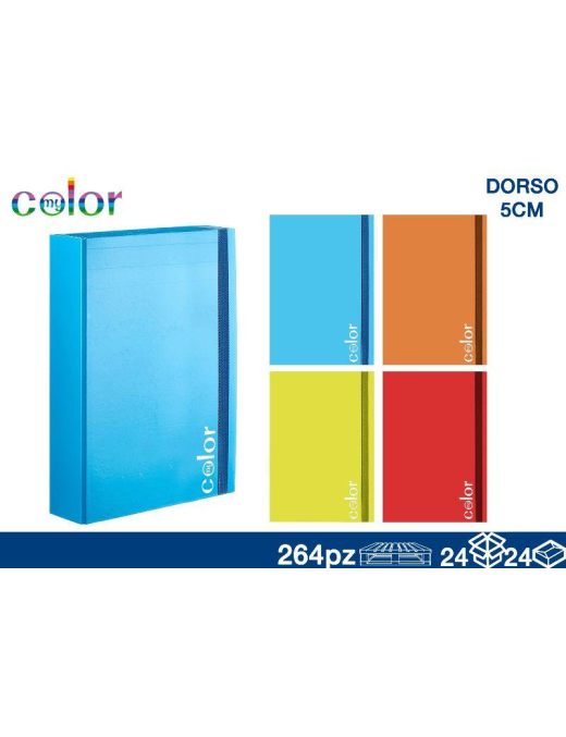 FOLDER WITH ELASTIC 5cm spine