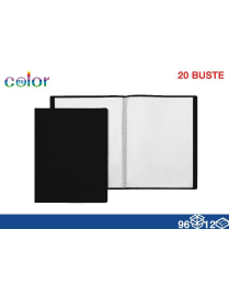 PORTALISTINI A4 20 BUSTE NERO