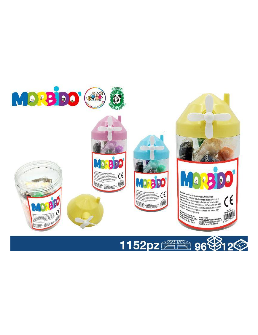 Plasticine Mill Container 12pcs