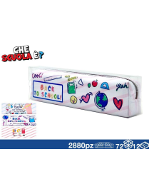 TOMBOLINO 21cm BACK TO SCHOOL PENCIL CASE