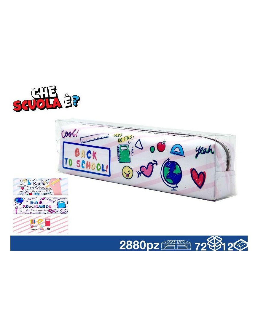 ASTUCCIO TOMBOLINO 21cm BACK TO SCHOOL