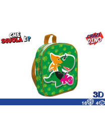 ZAINO 3D CRAZY DINO 30cm