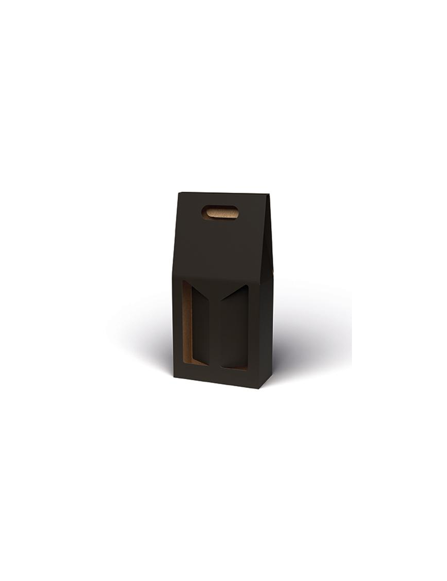 CESTELLO NERO 2BOTTIGLIE