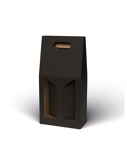 CESTELLO NERO 2BOTTIGLIE
