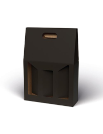 CESTELLO NERO 3BOTTIGLIE