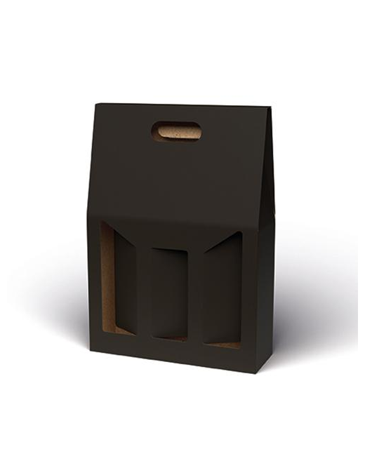 CESTELLO NERO 3BOTTIGLIE
