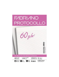 FABRIANO FOGLI PROTOCOLLO 1R 60gr 200fg
