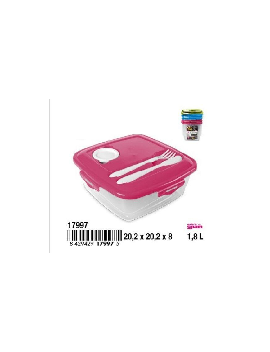 CONTENITORE PRANZO C/POSATE 1,8lt