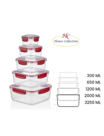 CONTENITORI TERM 5pz QUADRI CLICK CLACK