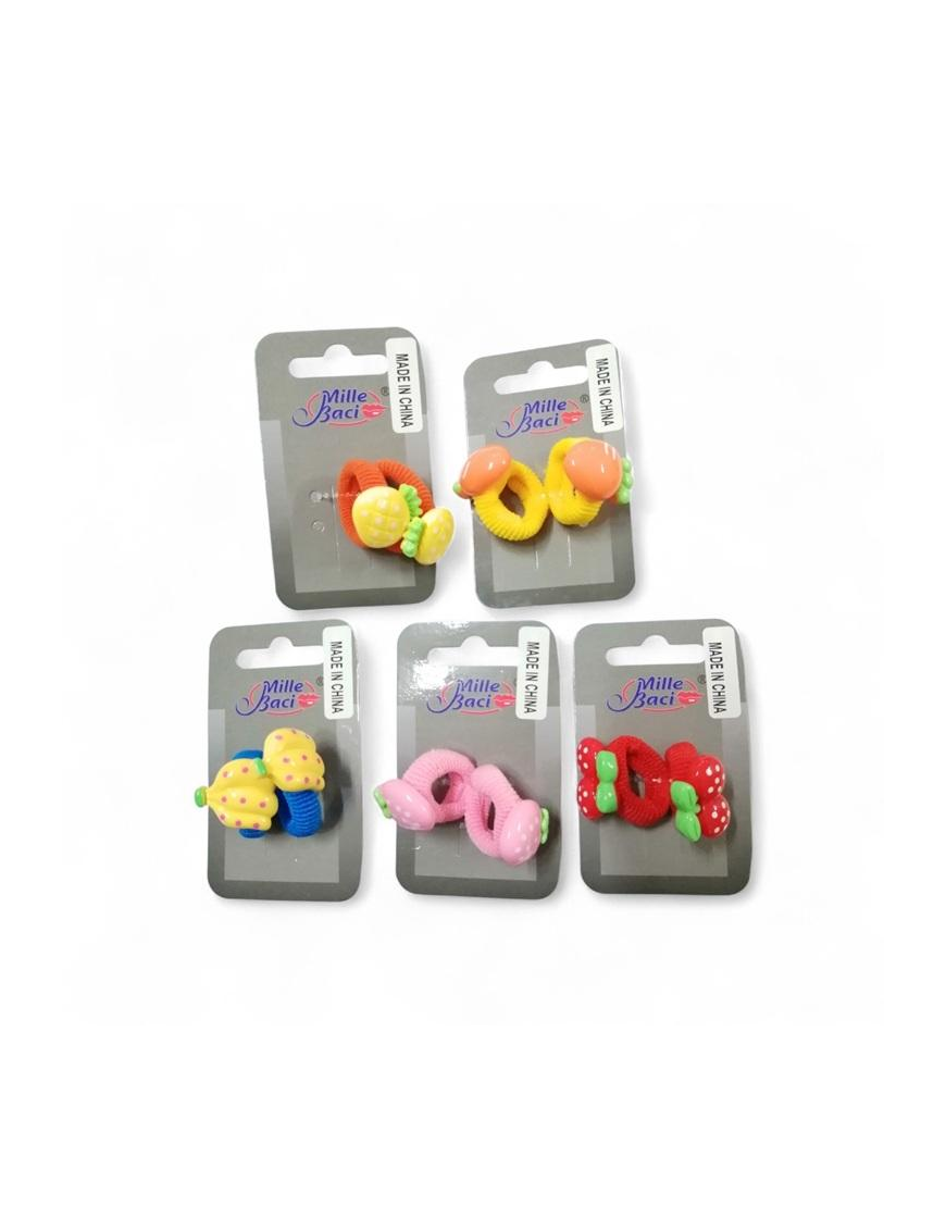 ELASTICI CAPELLI 2pz FRUTTA DA-747CO
