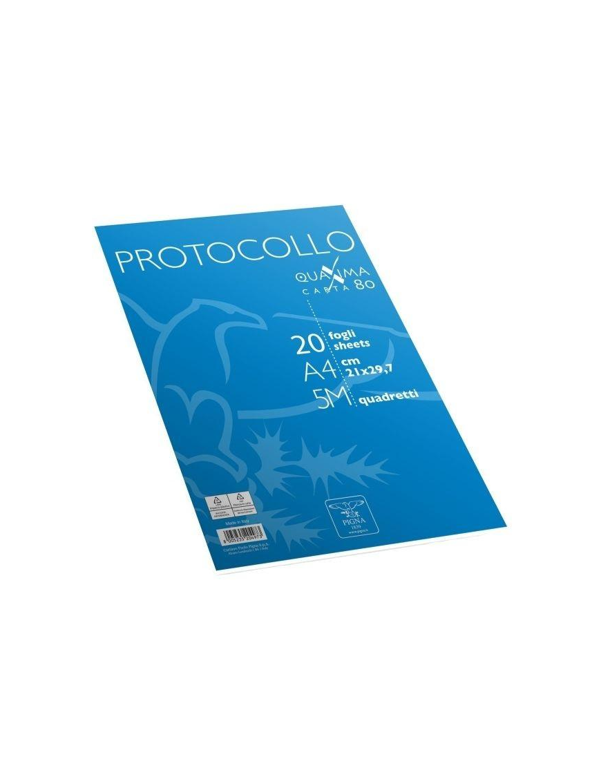 FOGLI PROTOCOLLO 20ff 80gr 5M