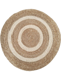 TAPPETO TONDO INTRECCIATO  80cm 62754