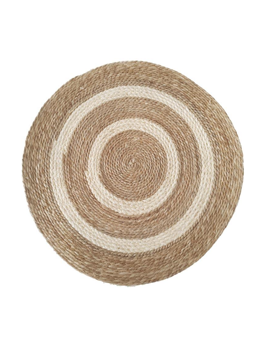 TAPPETO TONDO INTRECCIATO  80cm 62754
