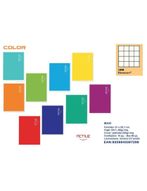 QUADERNO MAXI COLOR 20fg 80gr 10MM