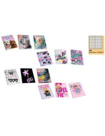 QUADERNO MAXI RAGAZZA 20fg 80gr 5MM
