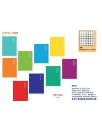 QUADERNO MAXI COLOR 20fg 80gr 5MM