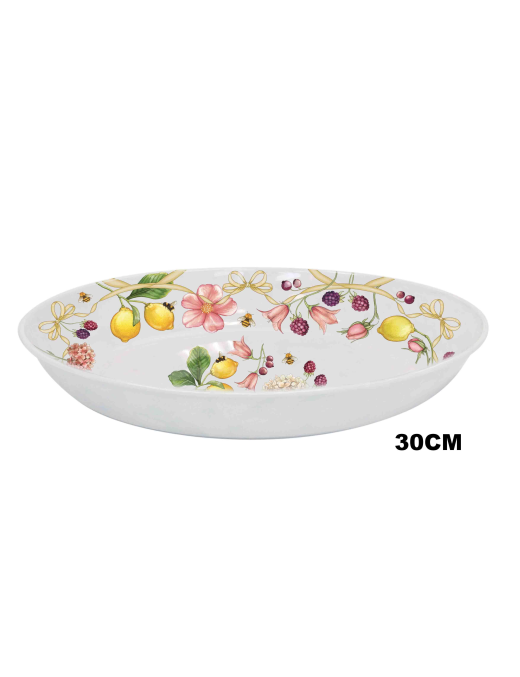 L.FIOCCHI VASSOIO OVALE 30cm 1644-3382