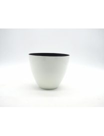 VASO PLASTICA BIANCO 21cm 43698