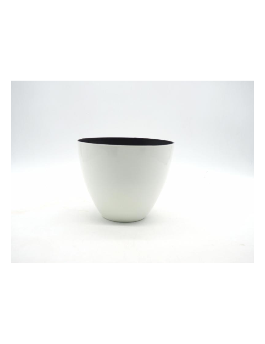 VASO PLASTICA BIANCO 21cm 43698