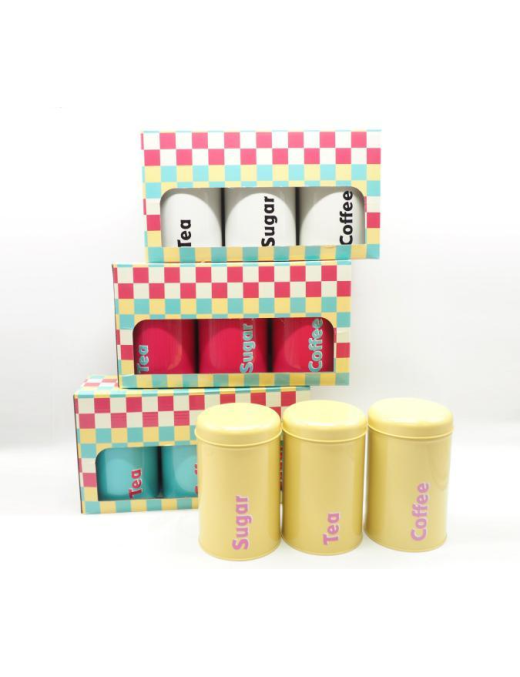 BARATTOLI LATTA COLOR 3pz 43563