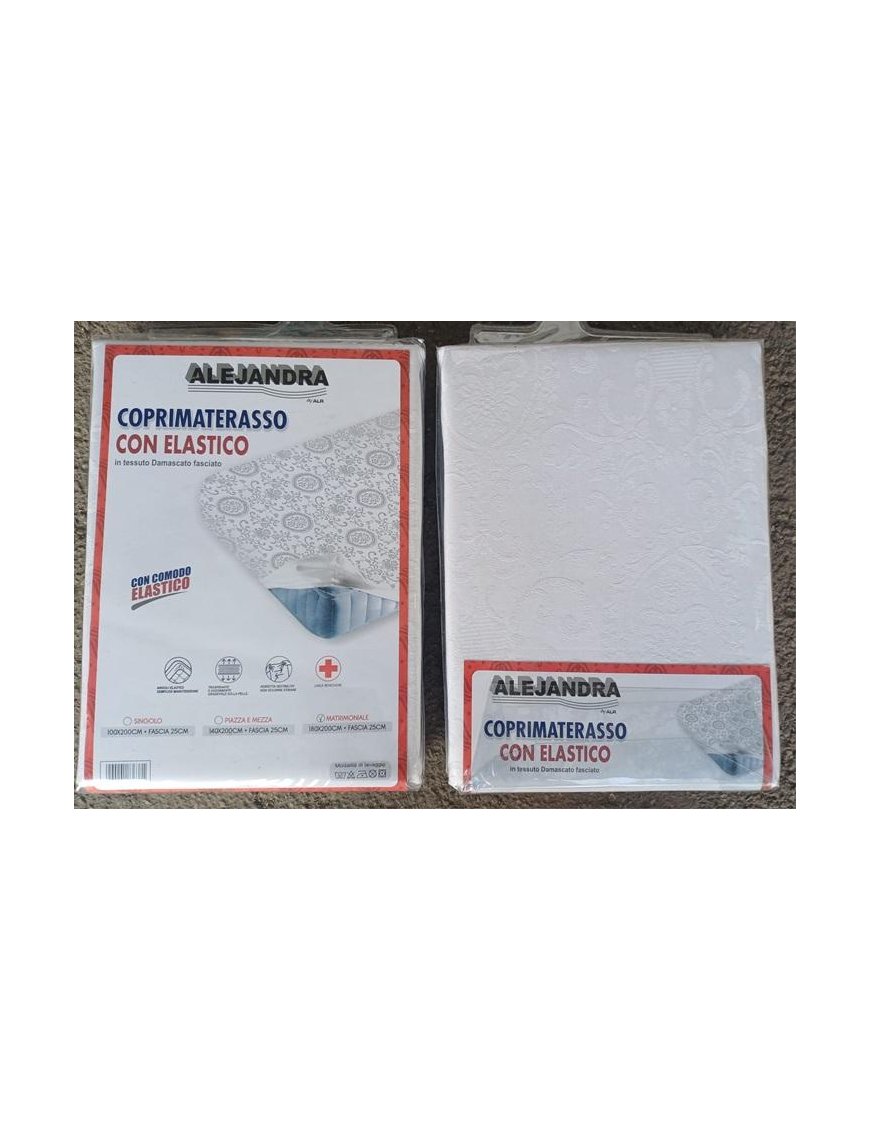 COPRIMATERASSO ALEJANDRA 140x200 1P+1/2