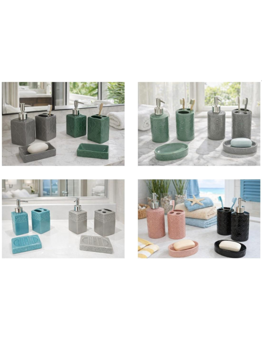 L.BAGNO SET 3pz CERAMICA COL.ASS. $$