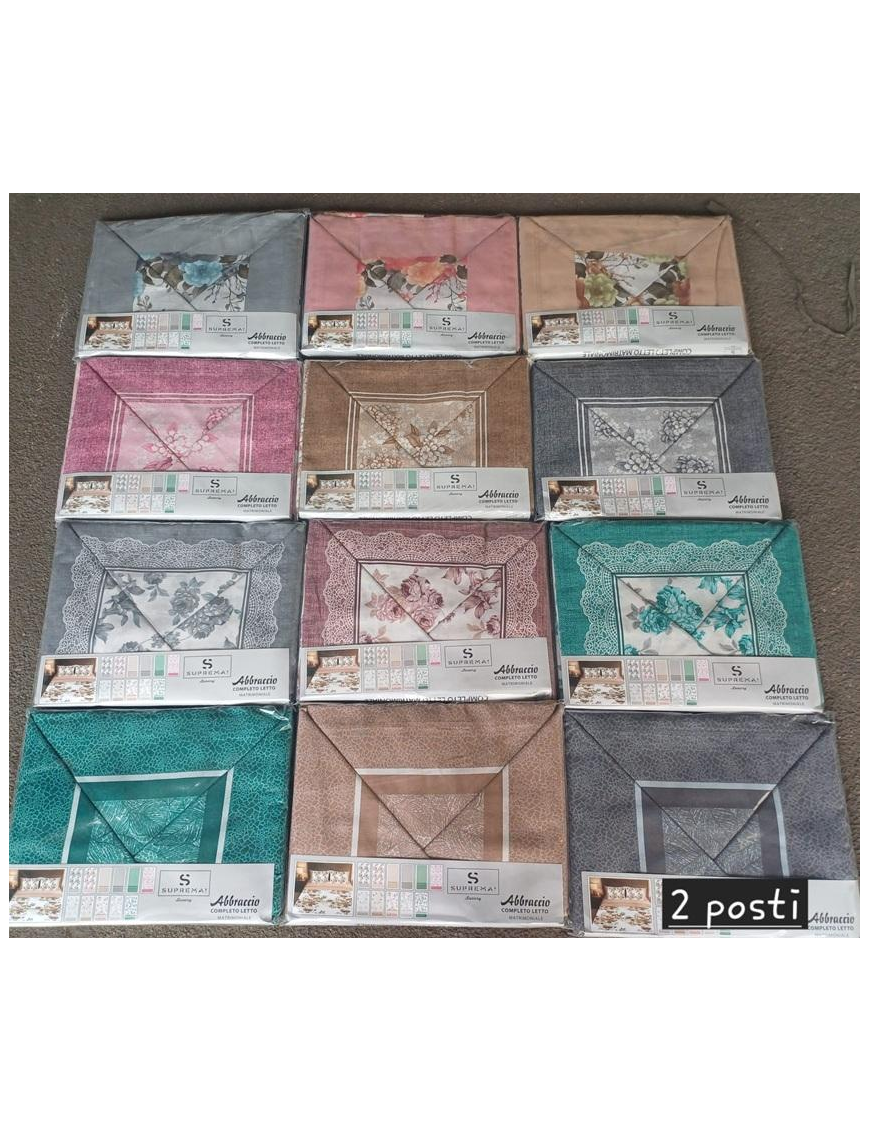 COMPLETO LETTO ABBRACCIO MATRIMON