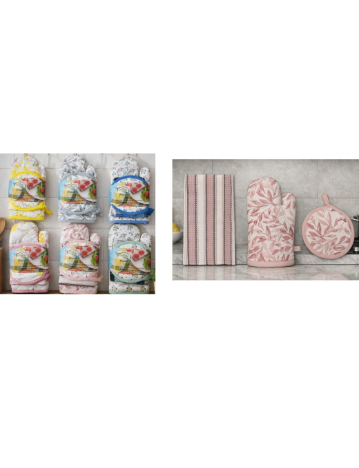 SET 3pz CUCINA PROCIDA GUANTO+PRES+STROF