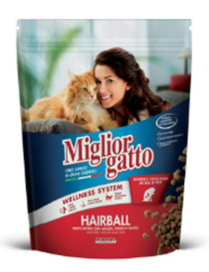 MIGLIOR GATTO CROCCANT HAIRBALL 800gr MA