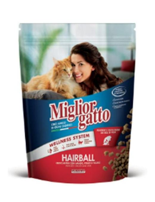 MIGLIOR GATTO CROCCANT HAIRBALL 800gr MA