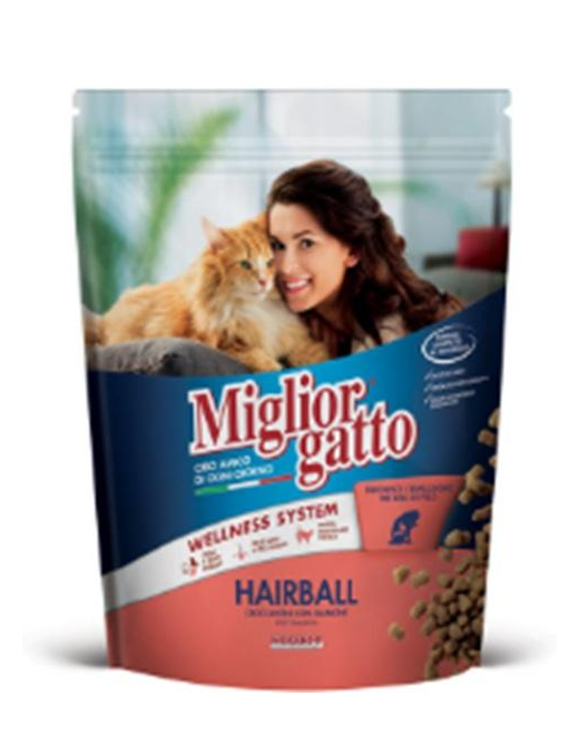 MIGLIOR GATTO CROCCANT HAIRBALL 800gr SA