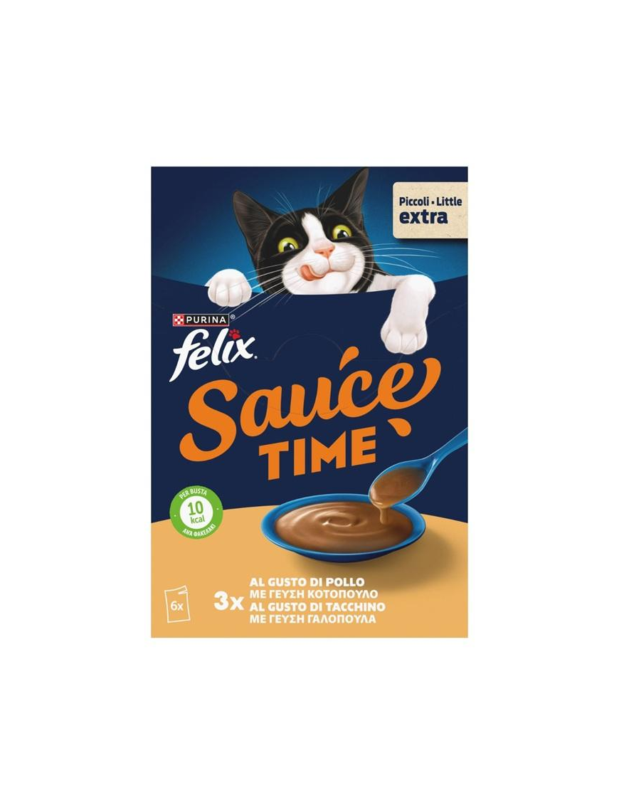 FELIX EXTRA SAUCES POLLO-TACCHINO 6x40gr