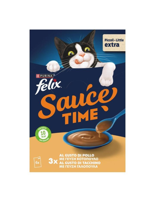 FELIX EXTRA SAUCES POLLO-TACCHINO 6x40gr