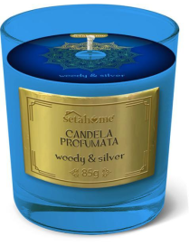 L.ARABA CANDELA 85gr WOODY e SILVER