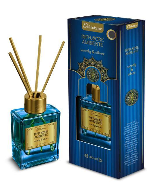 L.ARABA DIFF.AMBIENTE 100ml WOODYeSILVER
