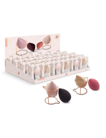 SPUGNETTA MAKE UP 2pz + HOLDER 02080