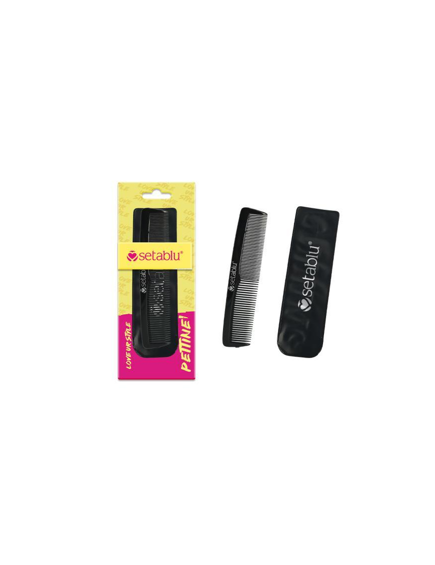 PETTINE CAPELLI DA TASCHINO NERO 03975