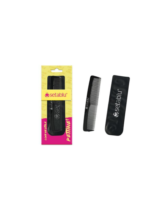 PETTINE CAPELLI DA TASCHINO NERO 03975