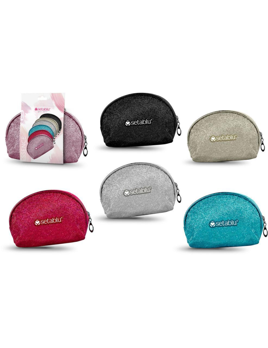 BEAUTY CASE GLITTER 15x9cm 03643