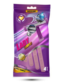 RASOIO DONNA 2 LAME 4pz 02864