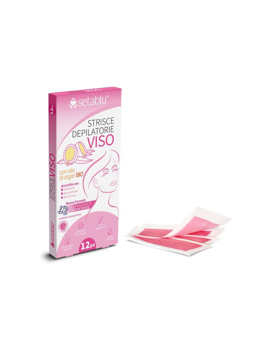 L.DEPIL STRISCE DEPIL 12pz VISO ARGAN
